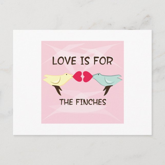 For The Finches Postcard (Front)