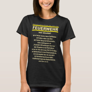 for the Fireman Sign Fire Brigade T-Shirt