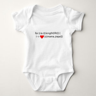 For the future R programmers of the world Baby Bodysuit
