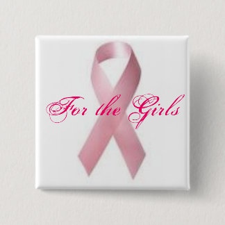 For the Girls 2 Inch Square Button