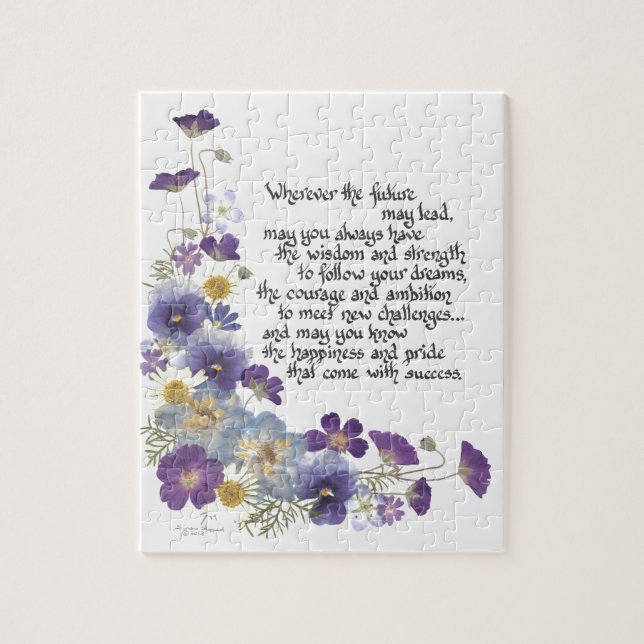 For the graduate jigsaw puzzle (Vertical)