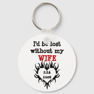 For the Hubby Keychain