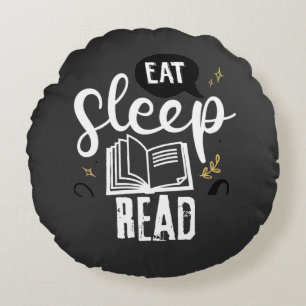 For The Joy of Reading Round Pillow
