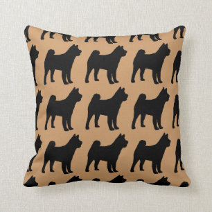 For the Love of Akitas Throw Pillow