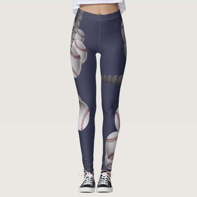 ...for the love of - "baseball" LEGGINGS (Front)