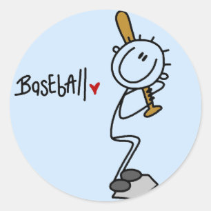 For the Love of Baseball Tshirts and Gifts Classic Round Sticker