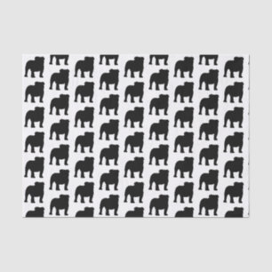 For The Love of Bulldog Dogs Tissue Paper