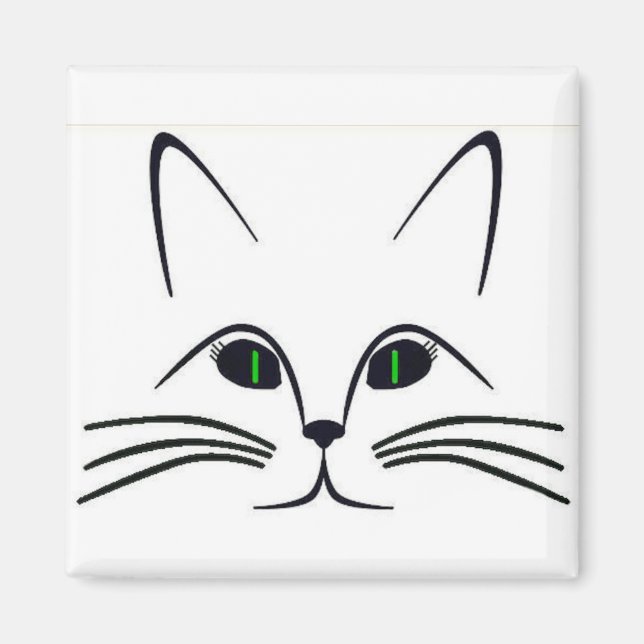 For the love of cats magnet (Front)