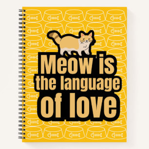 For the Love of Cats Notebook