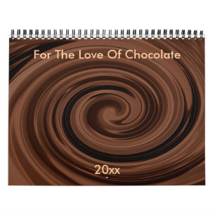 For The Love of Chocolate Customizable Calendar