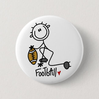 For the Love of Football Tshirts and Gifts 2 Inch Round Button