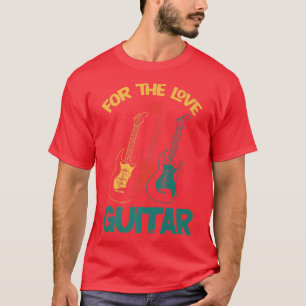 For The Love Of Guitar Retro Premium  T-Shirt
