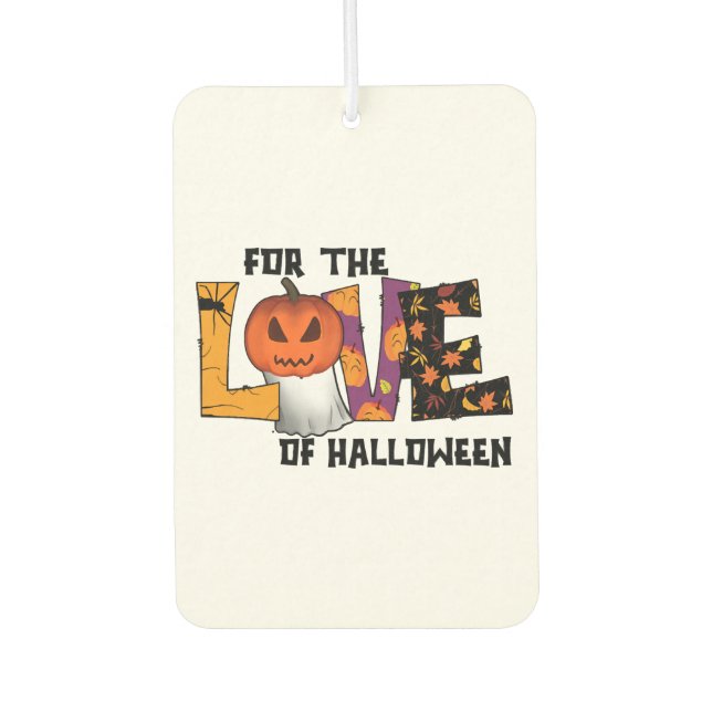 For the Love of Halloween  Air Freshener (Front)