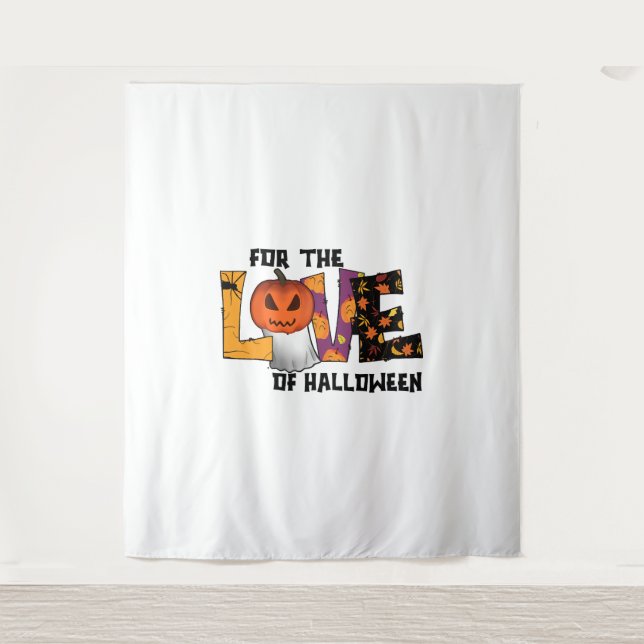 For the Love of Halloween  Tapestry (Front)