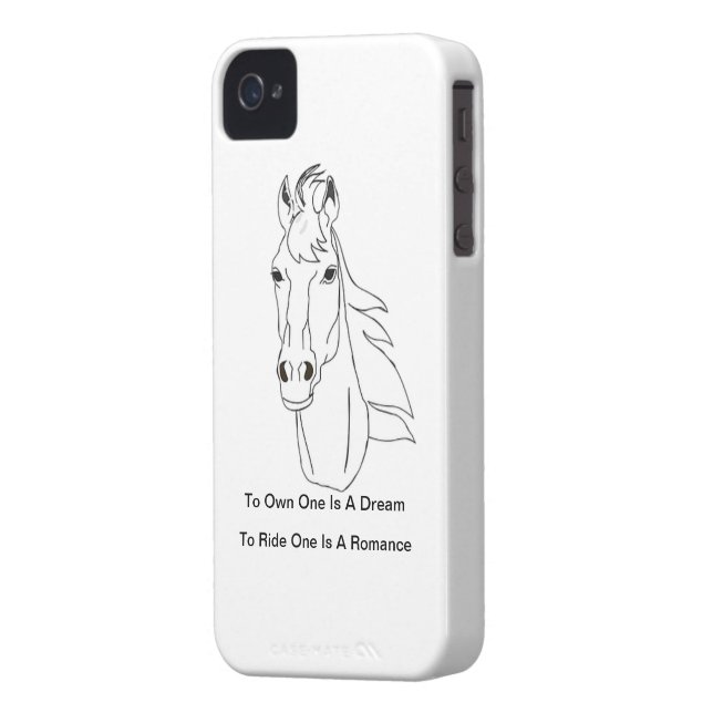 For The Love Of Horses Case-Mate iPhone Case (Back Left)