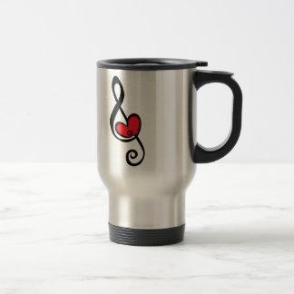 For The Love Of Music Travel Mug