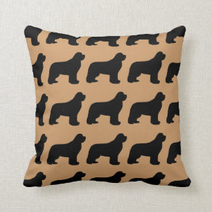 For the Love of Newfoundlands Throw Pillow