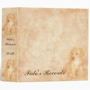 For the love of Puppies Custom Binder