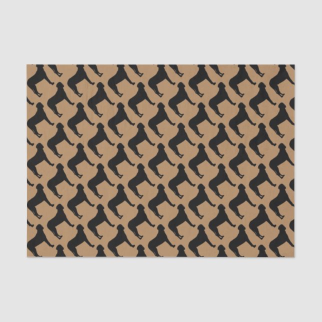 For The Love of Rhodesian Ridgeback Dogs Tissue Paper (Front)