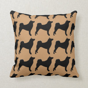 For the Love of Shiba Inus Throw Pillow