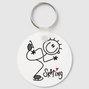 For the Love of Skating Tshirts and Gifts Keychain
