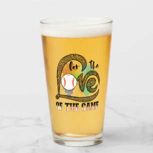For The Love Of The Game, Baseball Mom Gift Glass