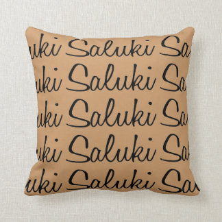 For the Love of the Salukis Throw Pillow