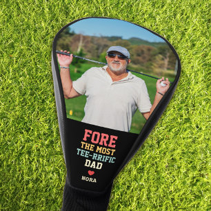 For The Most Teerrific Dad Golf Pun Fathers Day Head Cover