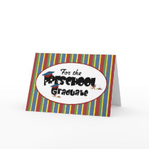 For the Preschool Graduate Congratulations Card