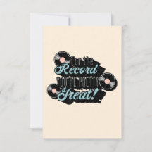 For the record, you're pretty great! Card