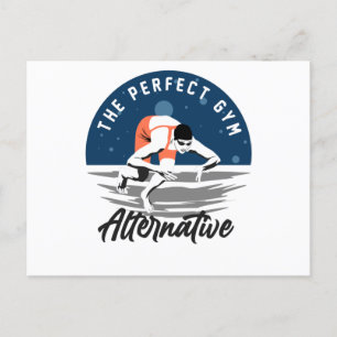 For The Swimmer - The Perfect Gym Alternative Postcard