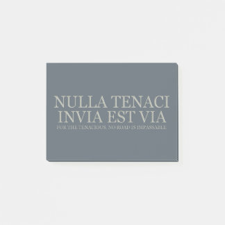 For The Tenacious No Road Is Impassable - Light Post-it Notes