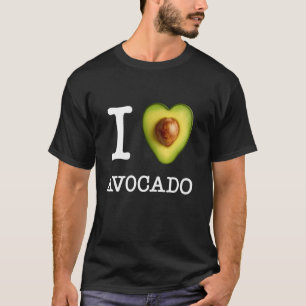 For the unique avocado lovers 'I Love Avocado' T-Shirt