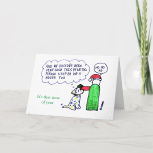 For the Veterinarian ALL IN YOUR DOGS DAY Holiday  Card