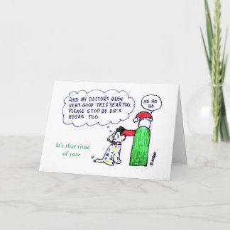 For the Veterinarian ALL IN YOUR DOGS DAY Holiday  Card