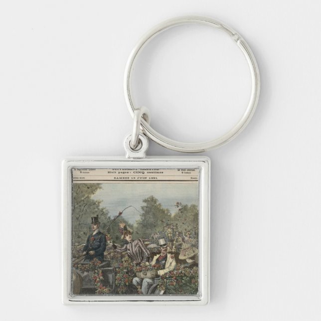 For the Victims of Duty Keychain (Front)