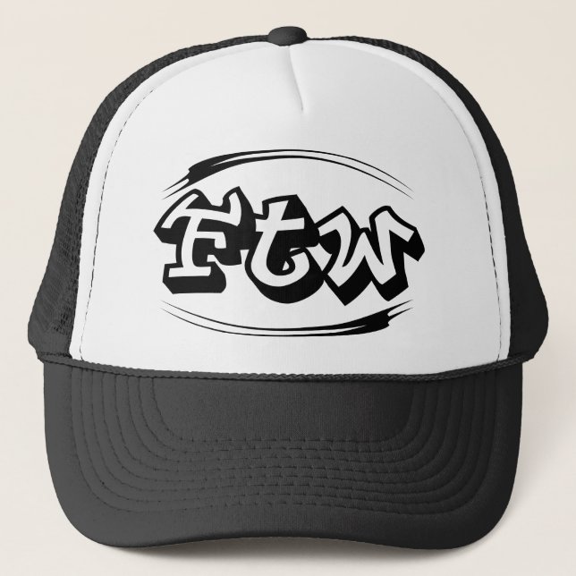 For The WIn - FTW #2 Trucker Hat (Front)