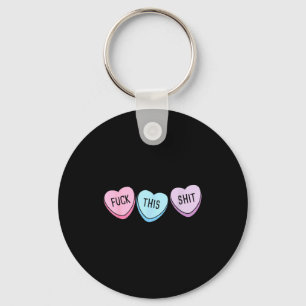 For This Candy Hearts Anti-valentine's Day Gag  Keychain