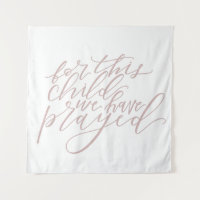 for this child we have prayed tapestry