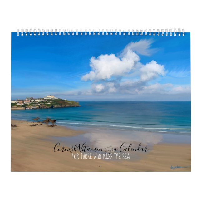 For Those who miss the sea Cornish Vitamin Sea Calendar (Cover)