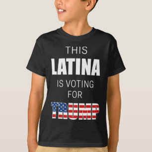 For Trump 2020 Election President Hispanic Women T-Shirt
