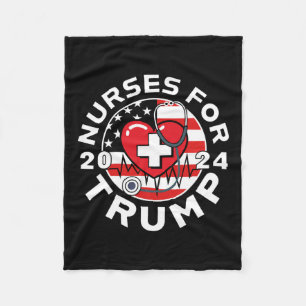 For Trump 2024 1  Fleece Blanket