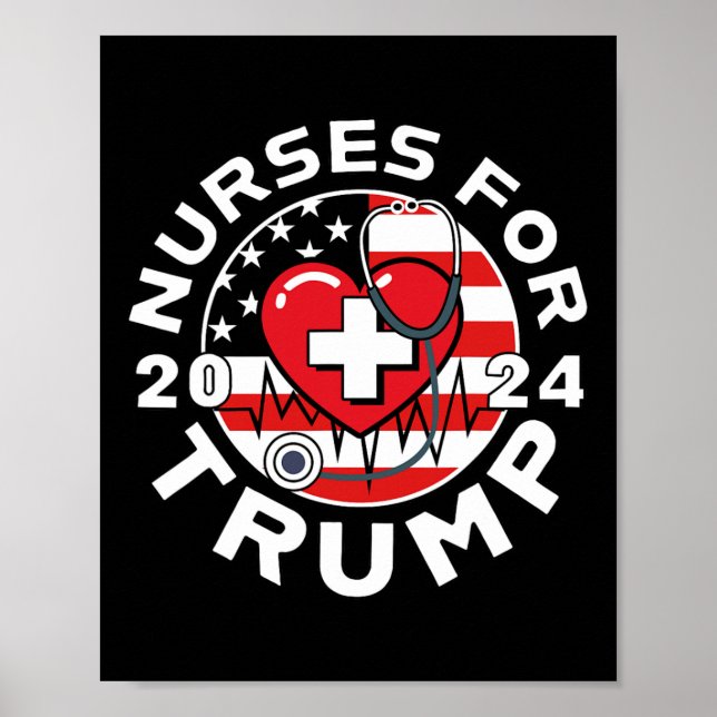 For Trump 2024 1  Poster (Front)