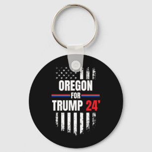 For Trump 2024 American Flag  Keychain