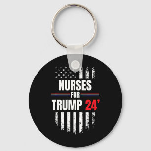 For Trump 2024 American Flag  Keychain