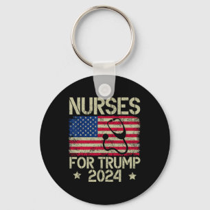 For Trump 2024 American Flag Trump Usa Flag  Keychain