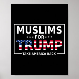For Trump 2024 Conservative Funny Election 45 47 1 Poster