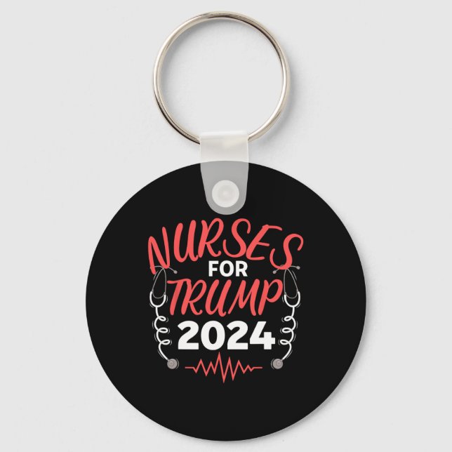 For Trump 2024 Election  Keychain (Front)