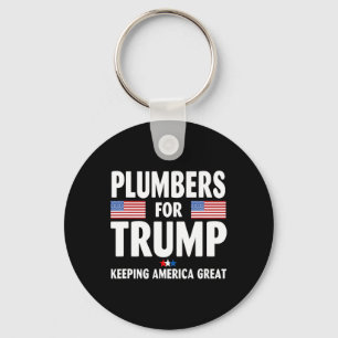 For Trump 2024 Keeping America Great Us Flag Keychain