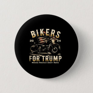 For Trump 2024 (on Back) 2 Inch Round Button